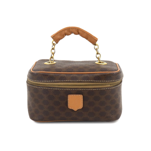 Céline Macadam, Brown, Canvas, handbag