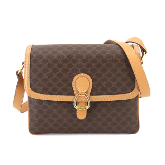 Céline, Brown, Canvas, shoulder