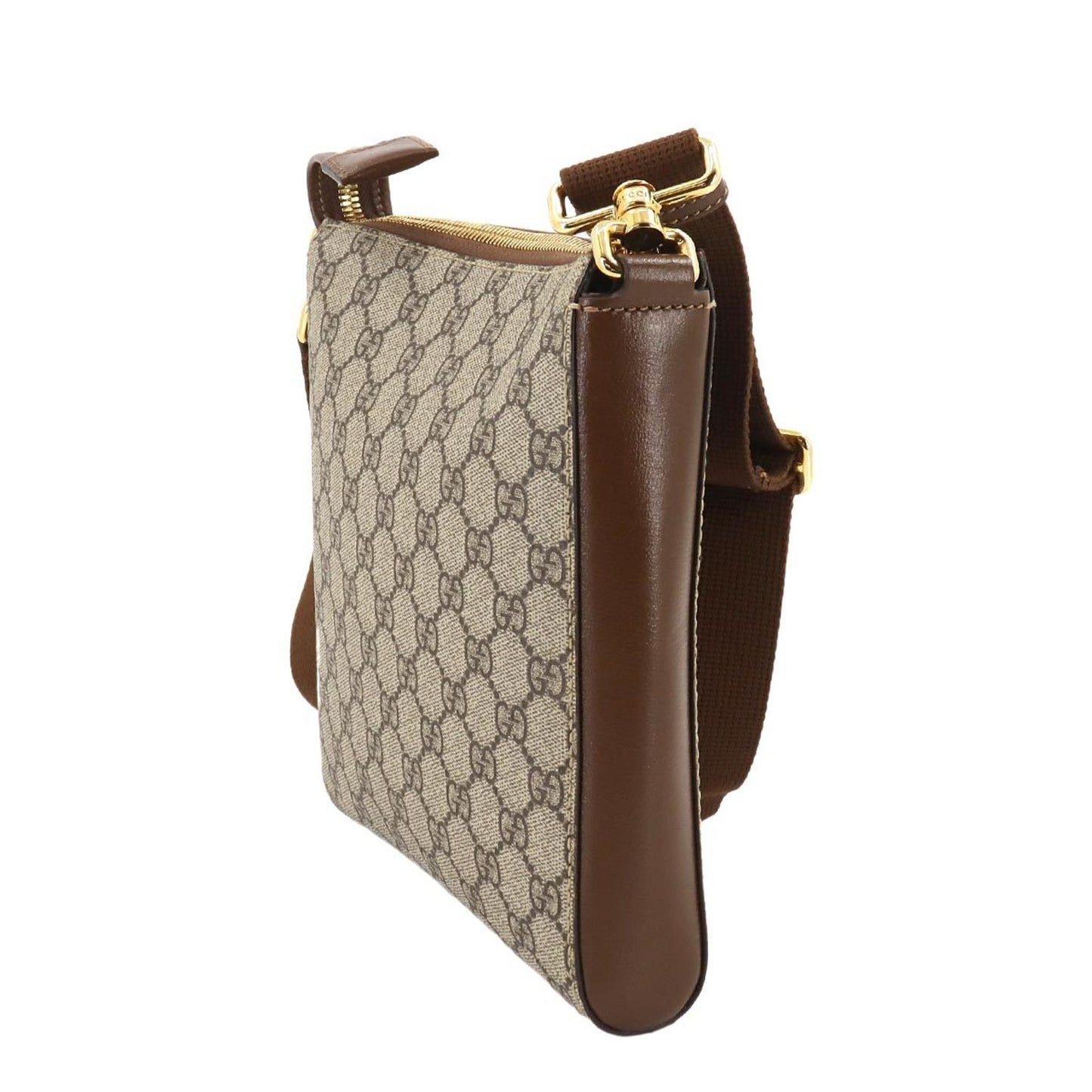 Gucci Messenger, Beige, Canvas, shoulder