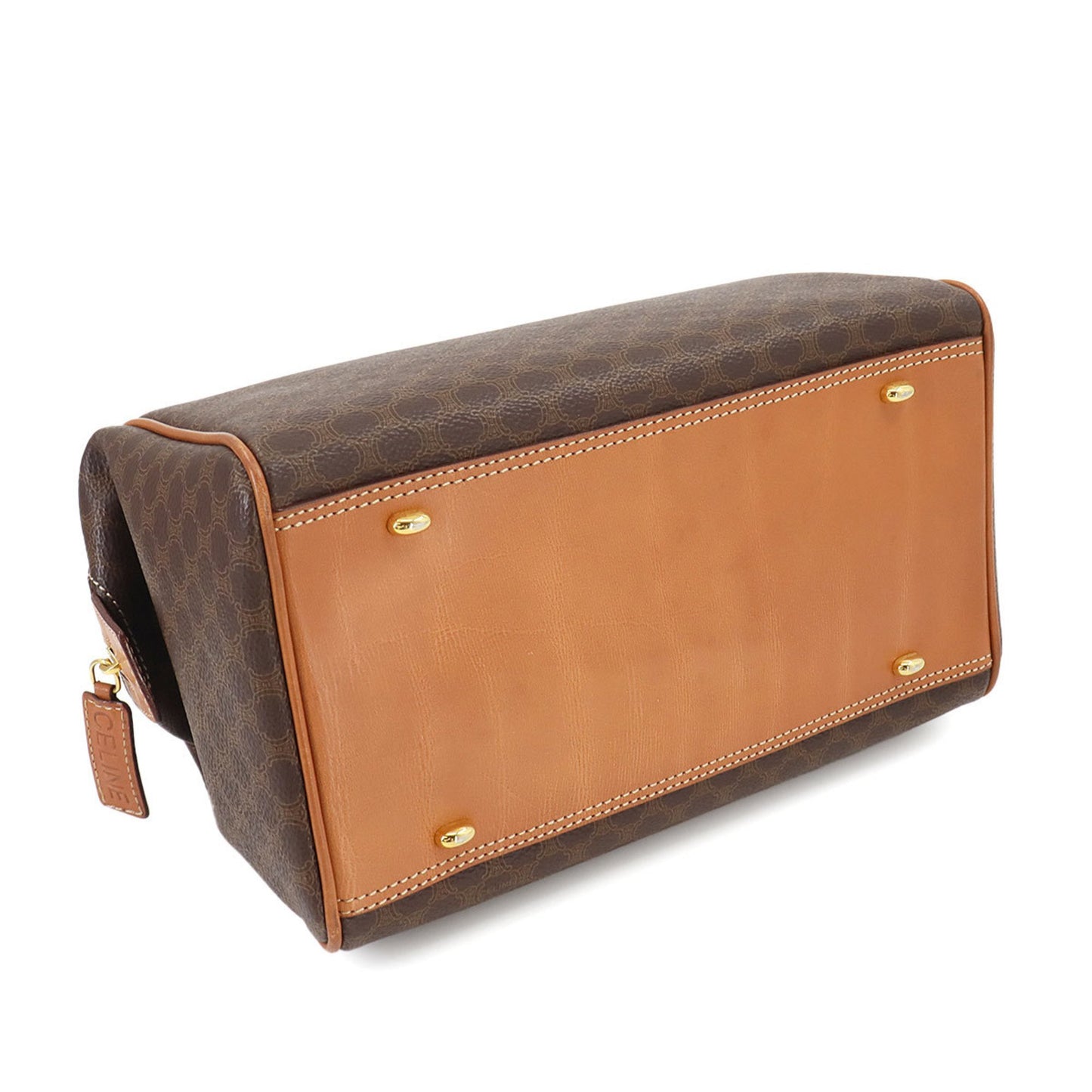 Céline Macadam, Brown, Canvas, handbag