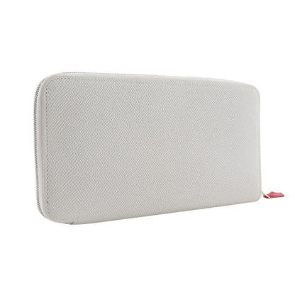 Hermès Azap, White, Leather, wallet