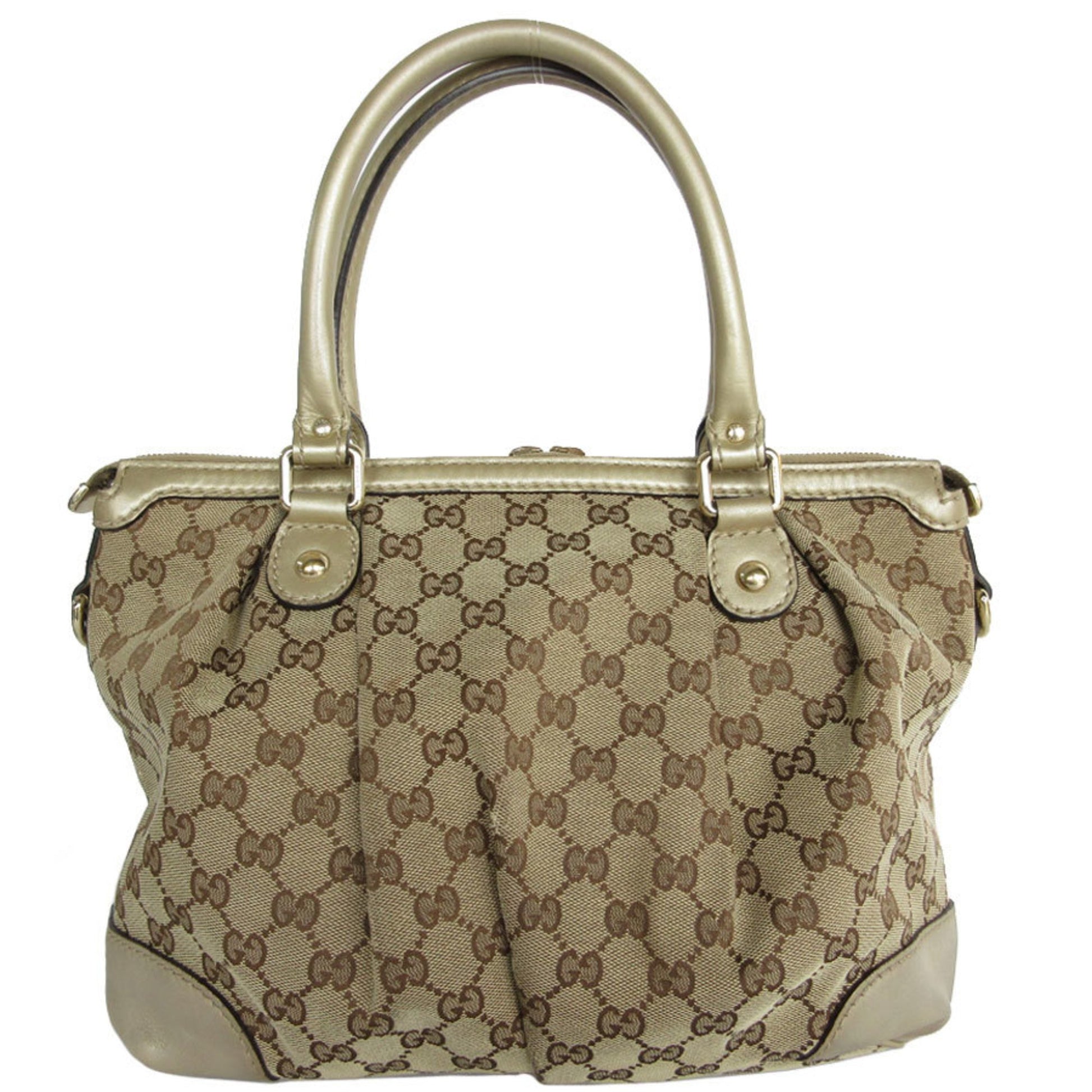 Gucci GG canvas, Beige, Canvas, handbag