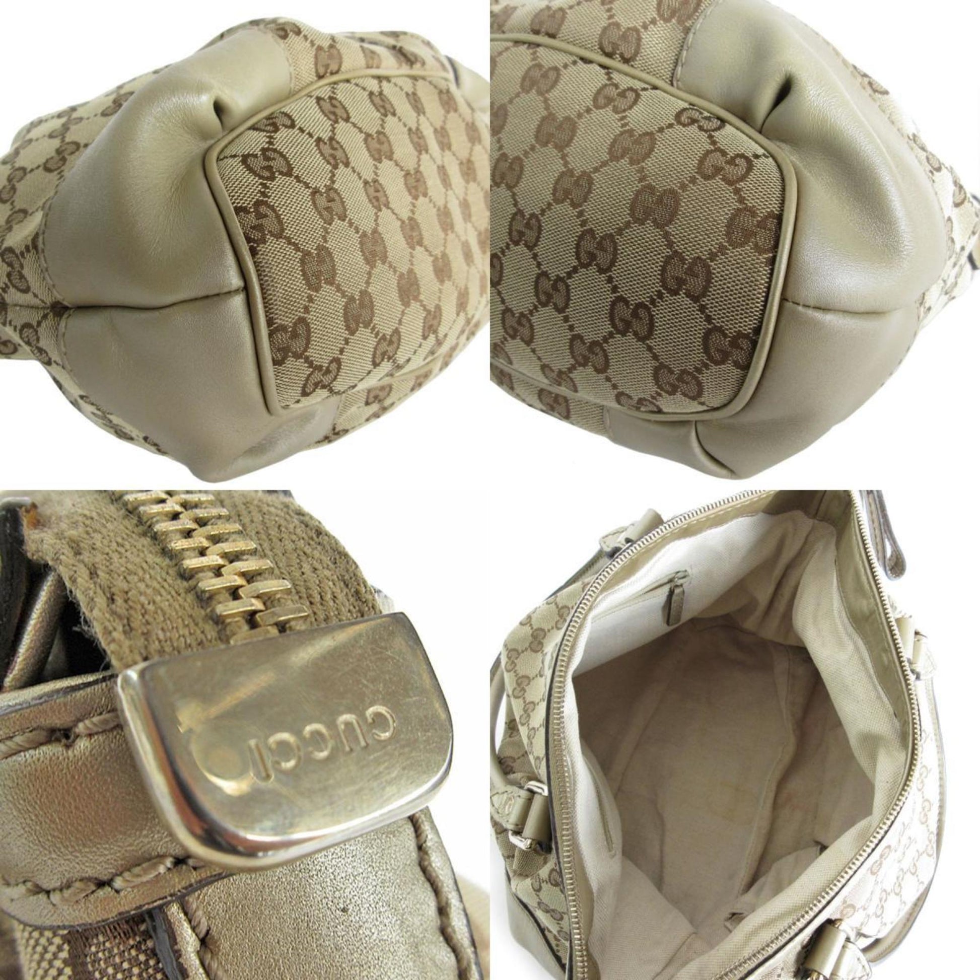 Gucci GG canvas, Beige, Canvas, handbag