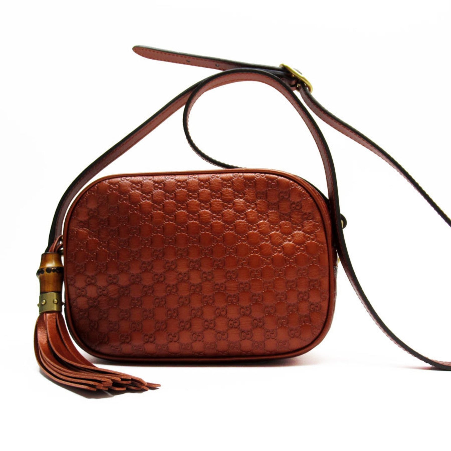 Gucci Micro guccissima, Brown, Leather, shoulder