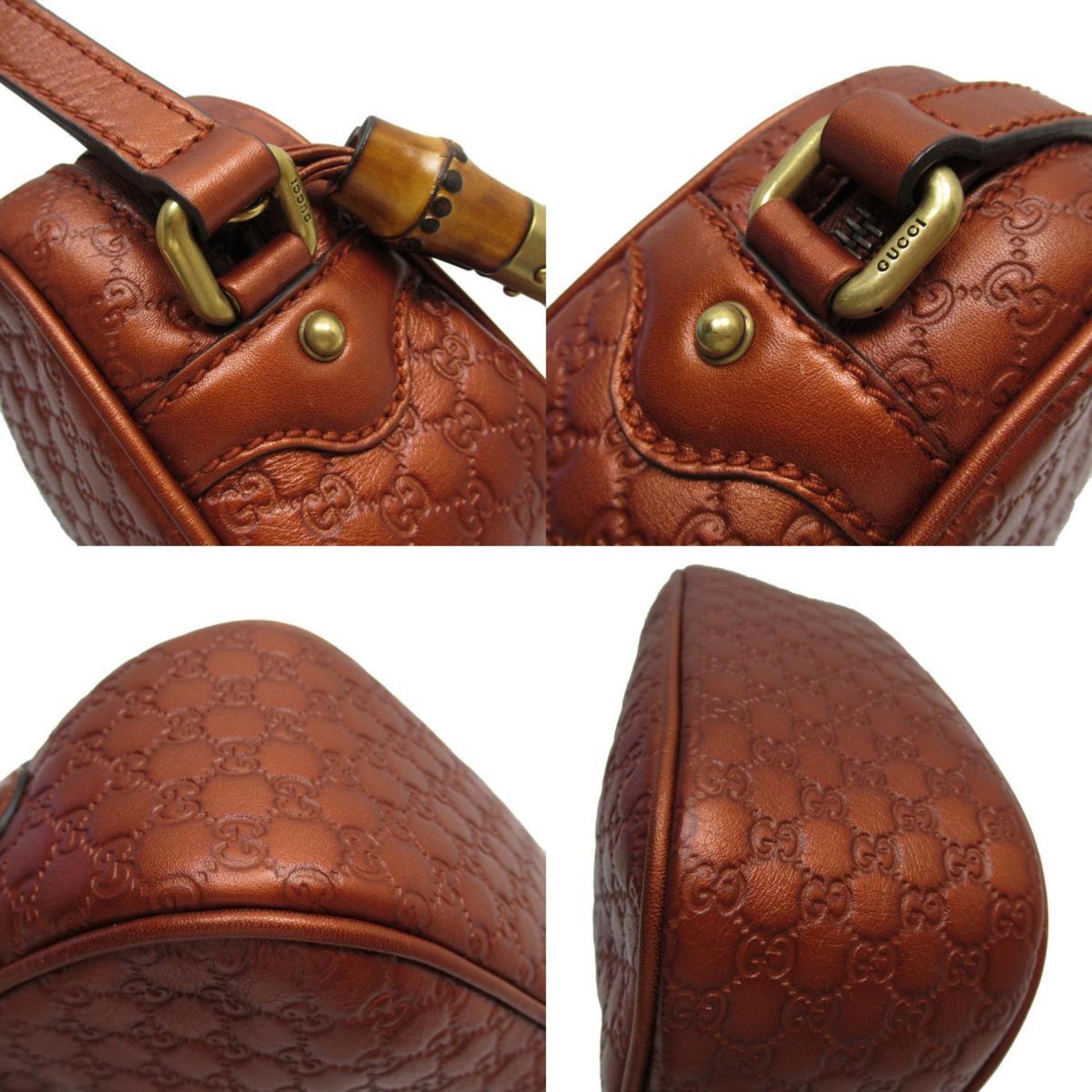 Gucci Micro guccissima, Brown, Leather, shoulder