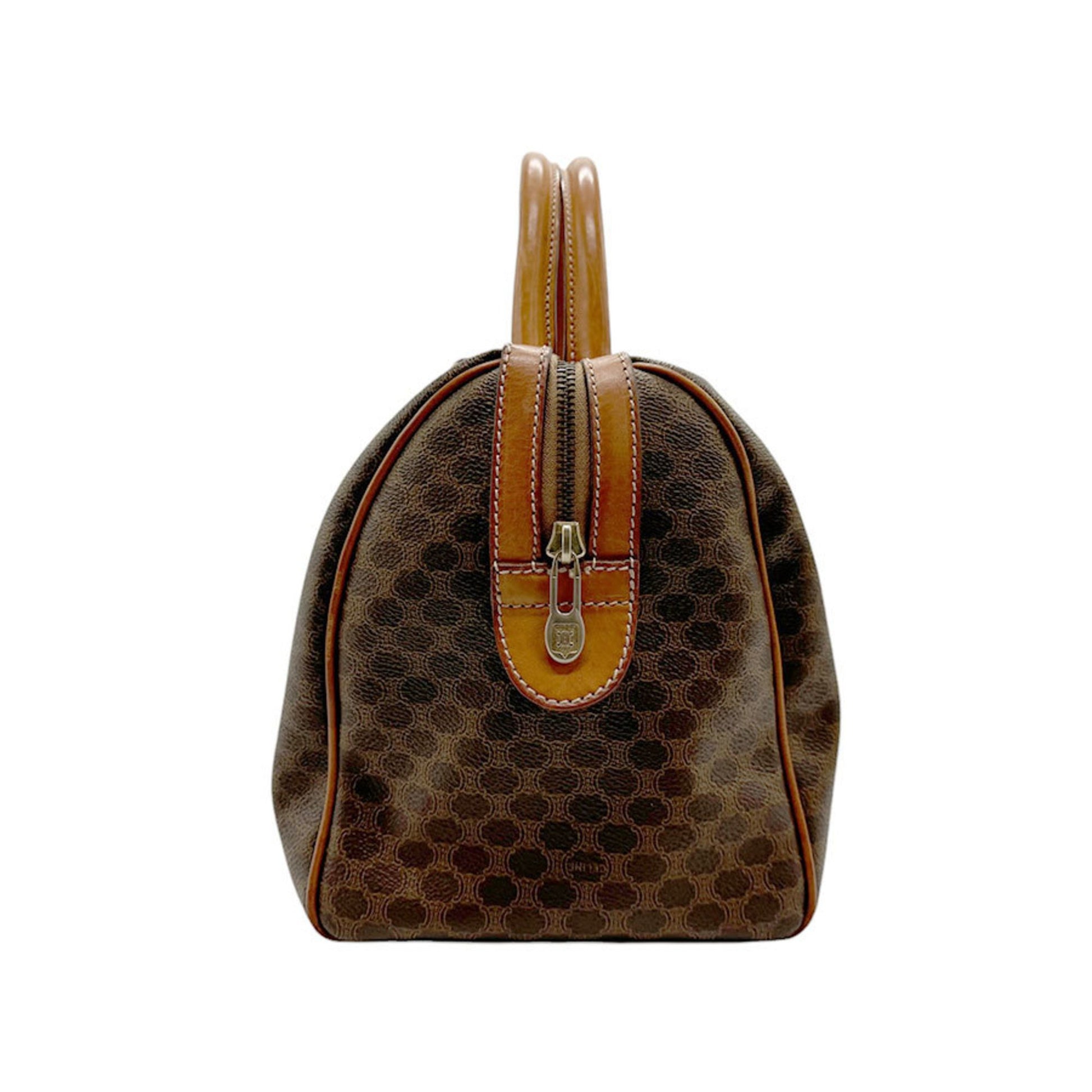 Céline Macadam, Brown, Canvas, handbag