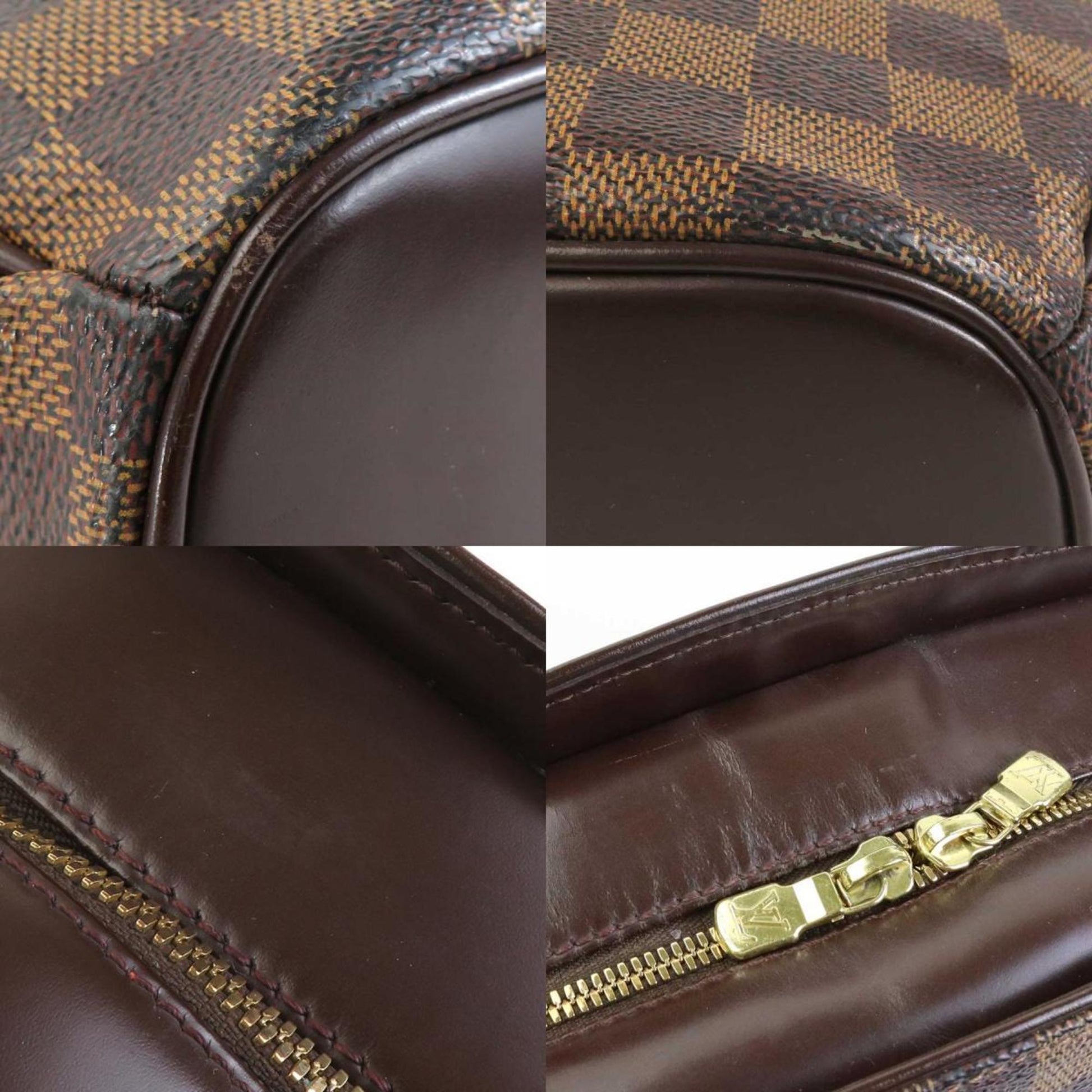 Louis Vuitton Sarria, Brown, Canvas, handbag