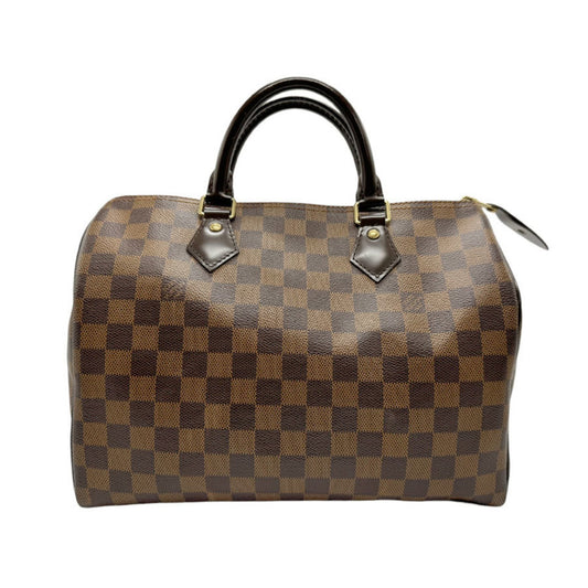 Louis Vuitton Speedy 30, Brown, Canvas, handbag