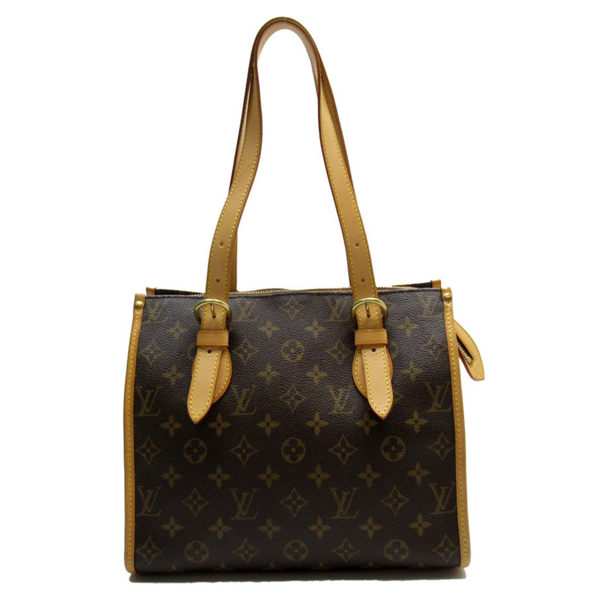 Louis Vuitton Popincourt, Brown, Canvas, shoulder