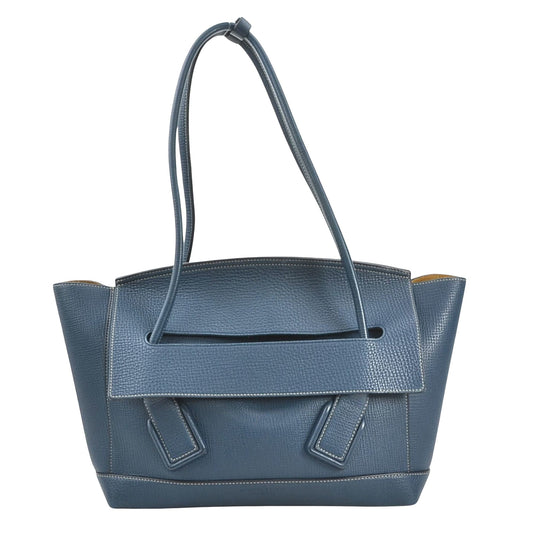 Bottega Veneta Arco, Navy, Leather, shoulder