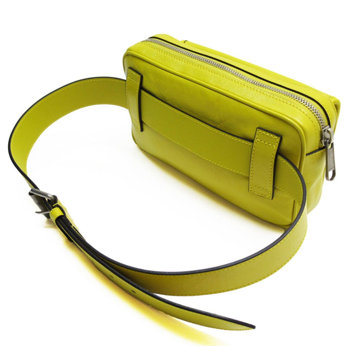 Gucci Interlocking G, Yellow, Leather, clutch