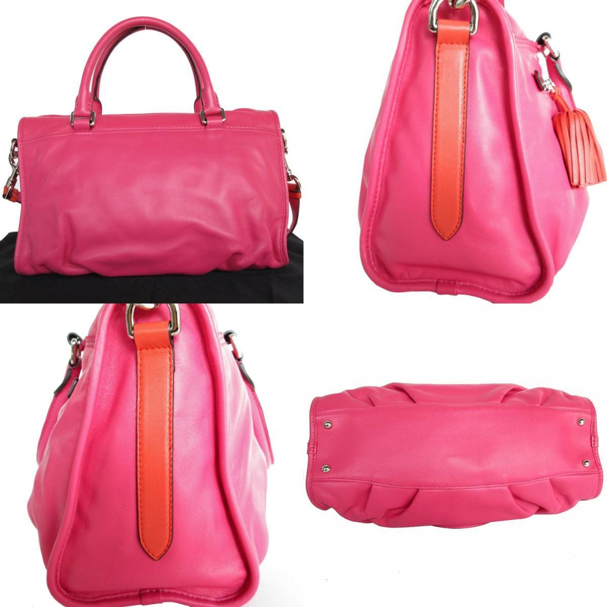 Loewe Seville, Pink, Leather, shoulder