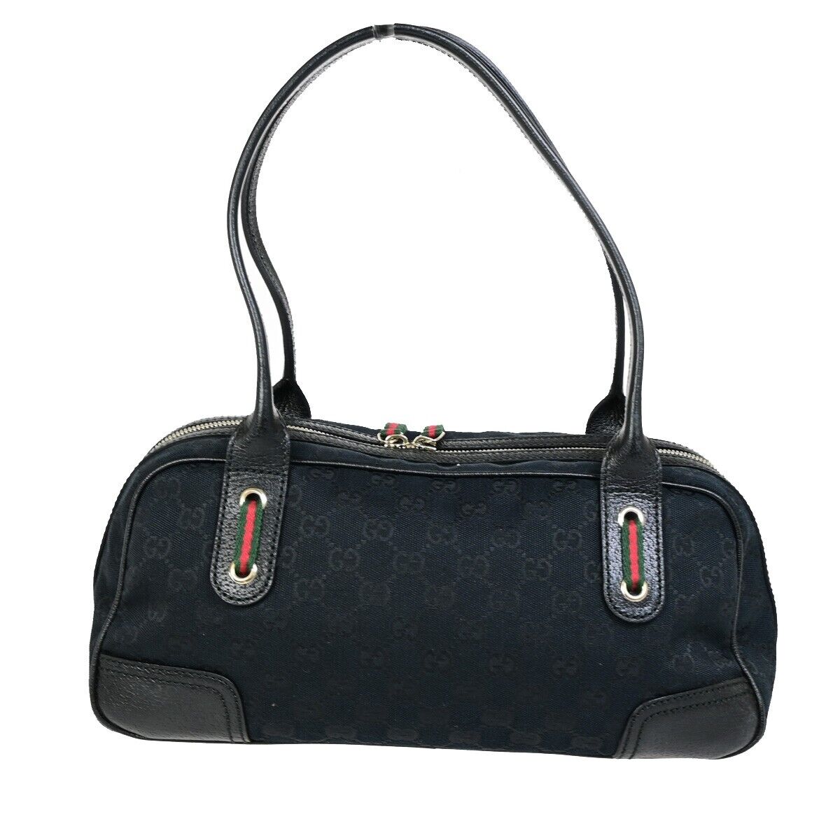 Gucci Princy, Black, Canvas, shoulder