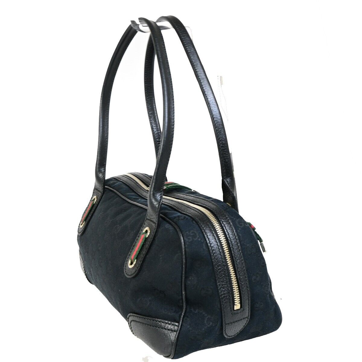 Gucci Princy, Black, Canvas, shoulder