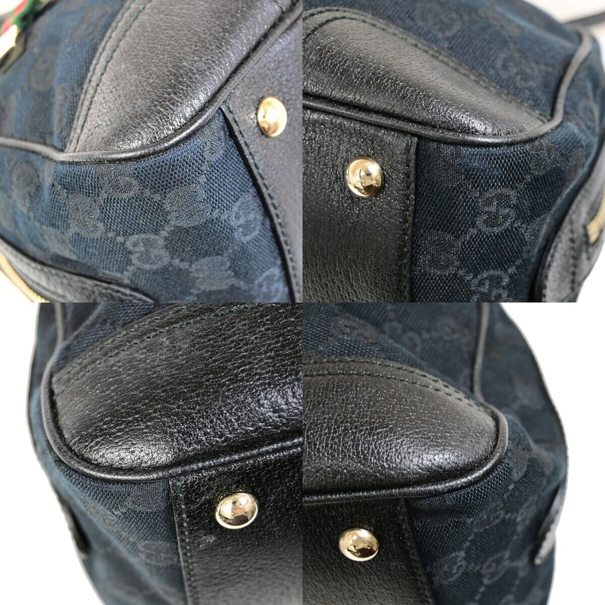 Gucci Princy, Black, Canvas, shoulder