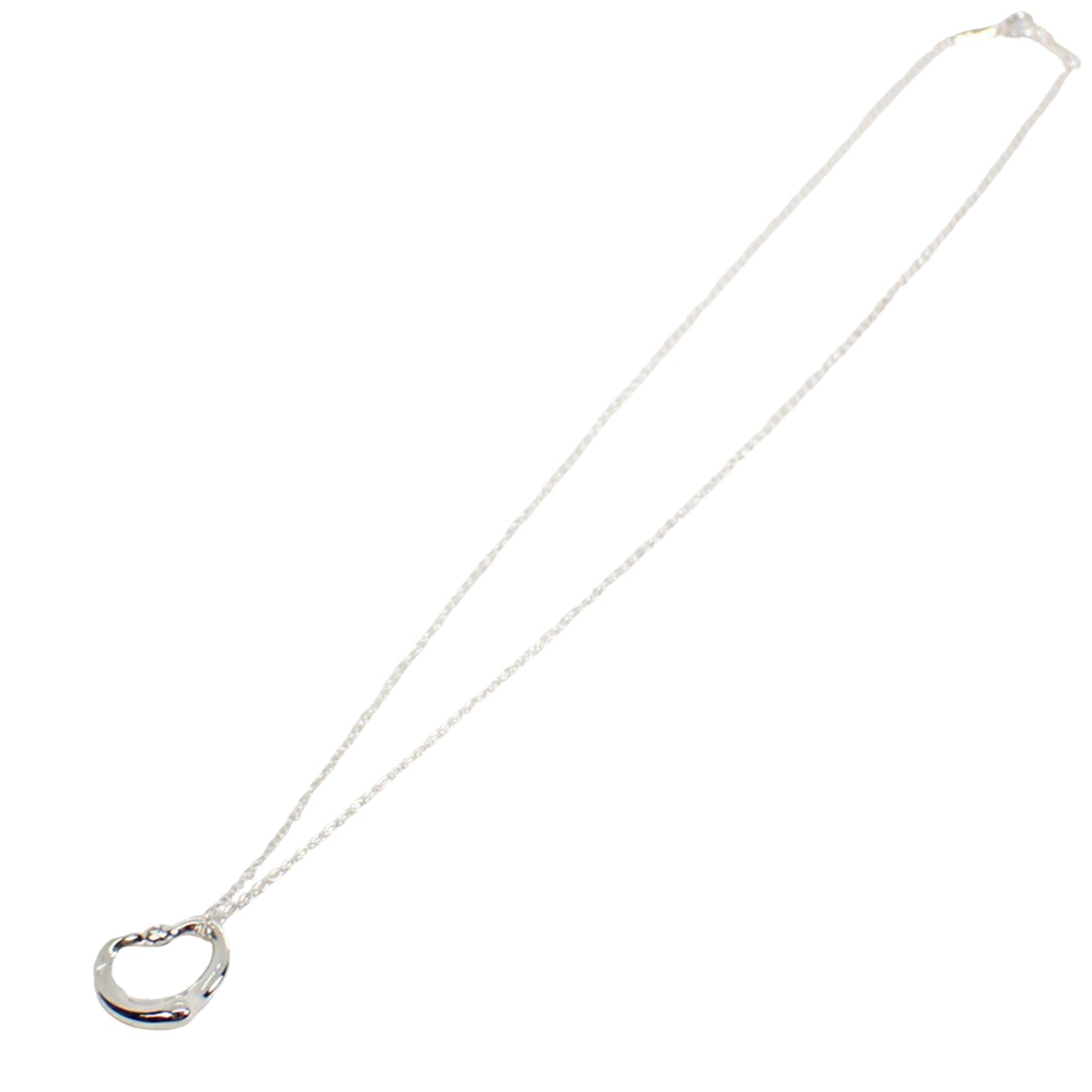 Tiffany & Co Open Heart, Silver, Silver, necklace