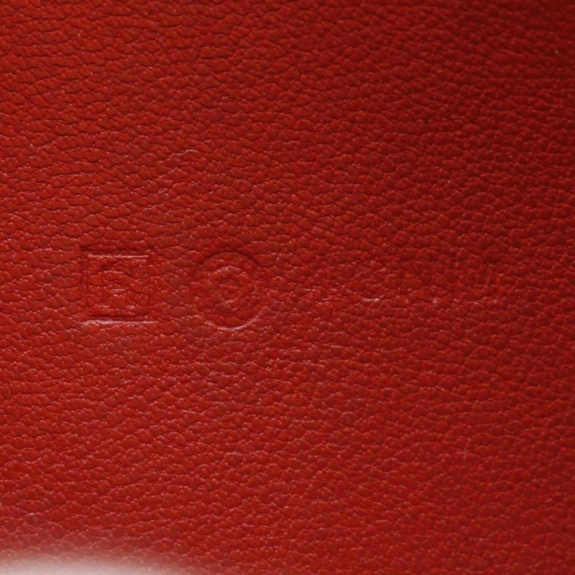 Hermès, Red, Leather, wallet
