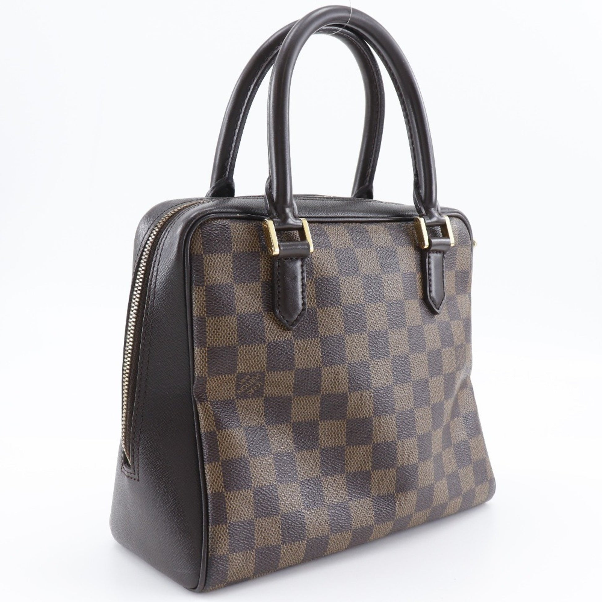 Louis Vuitton Triana, Brown, Canvas, handbag