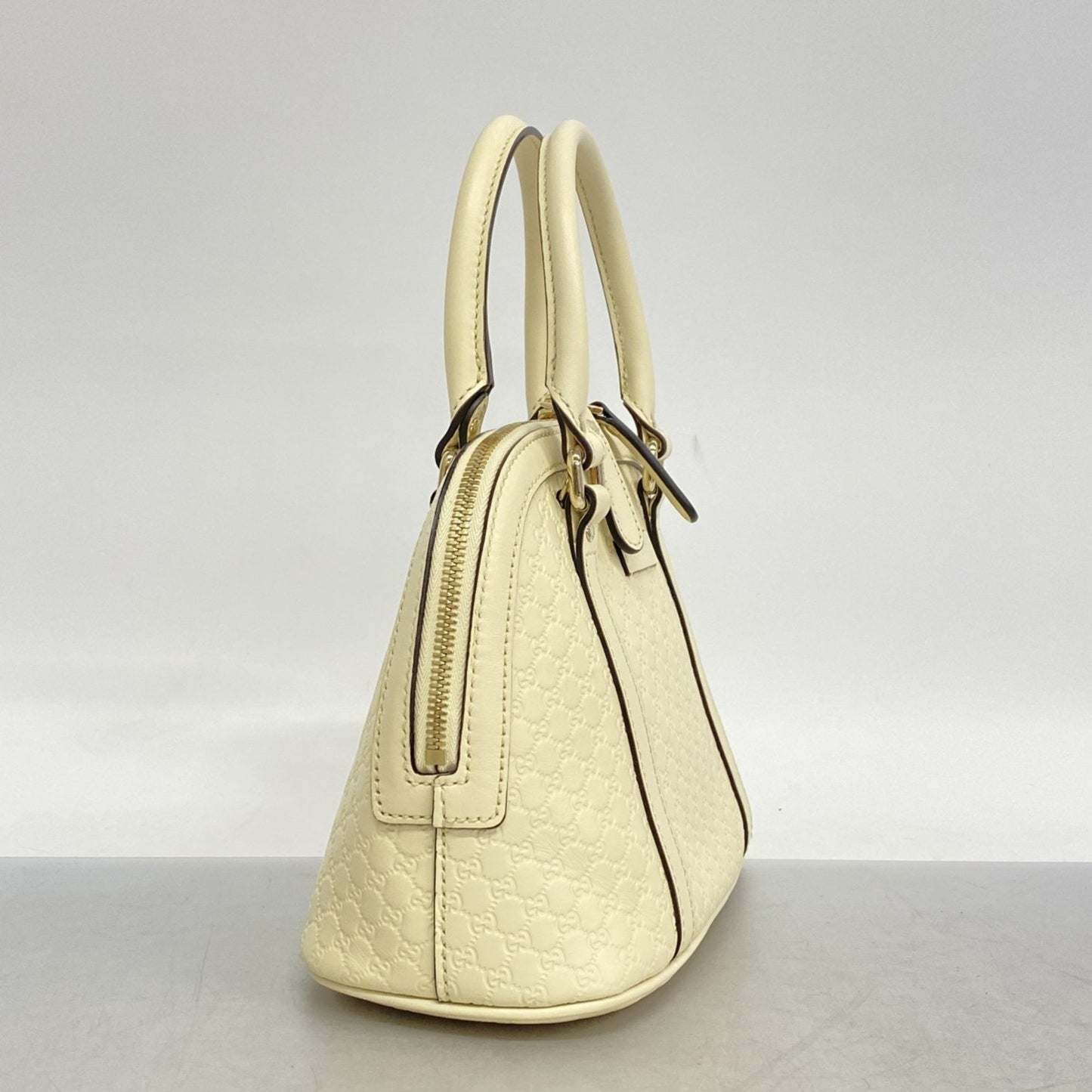 Gucci Ophidia, White, Leather, handbag