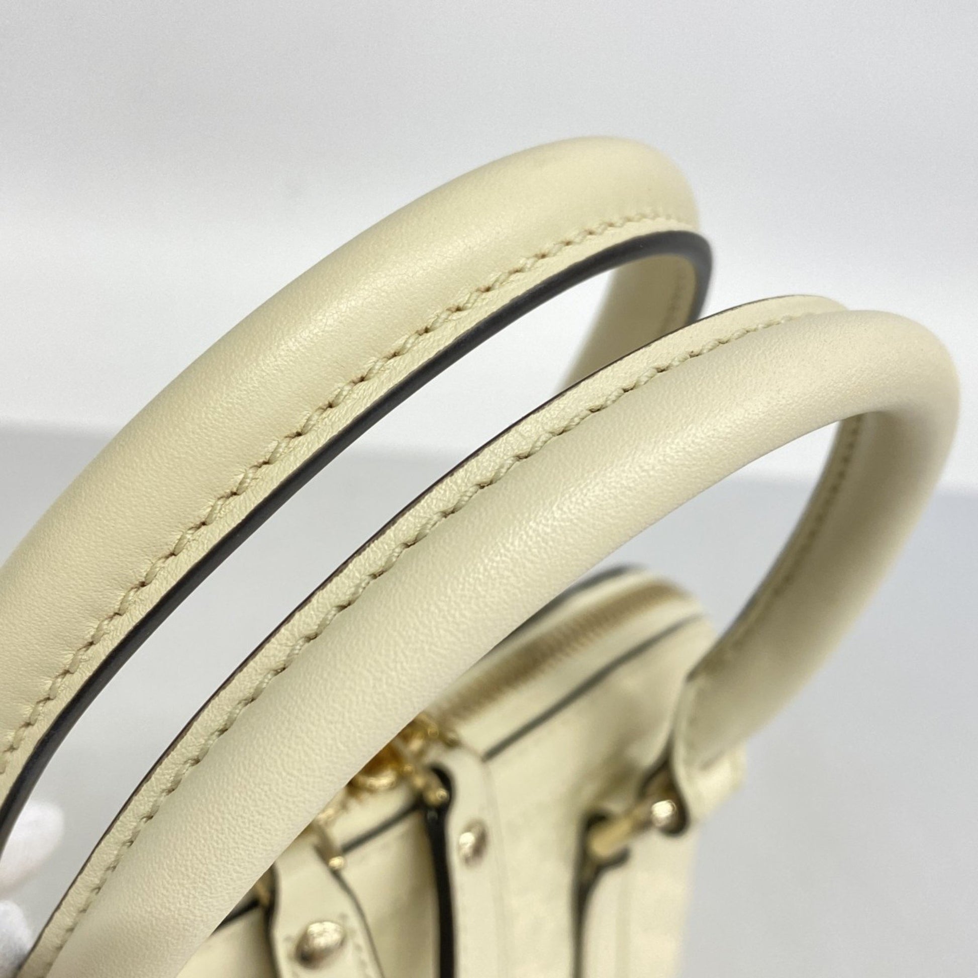 Gucci Ophidia, White, Leather, handbag