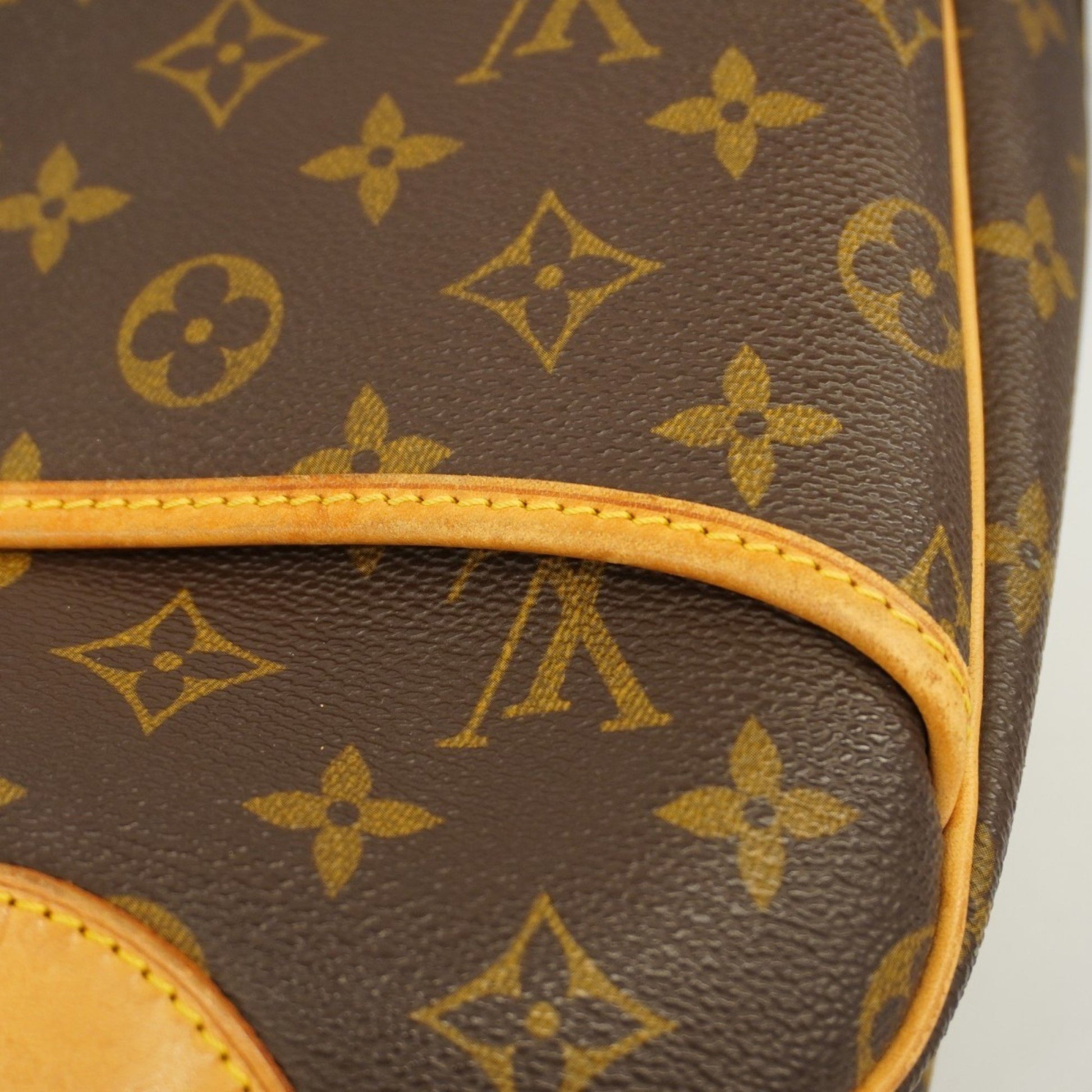 Louis Vuitton Deauville, Brown, Canvas, handbag