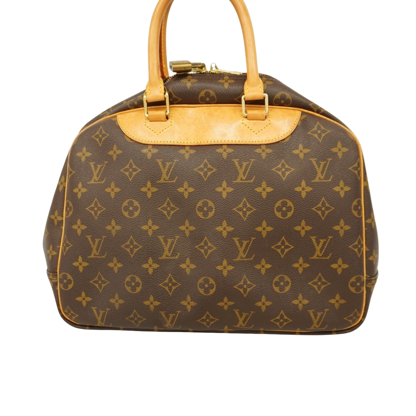 Louis Vuitton Deauville, Brown, Canvas, handbag