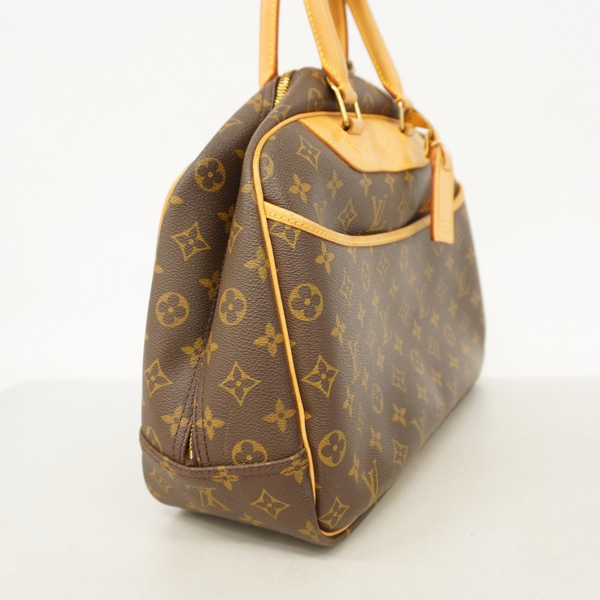 Louis Vuitton Deauville, Brown, Canvas, handbag