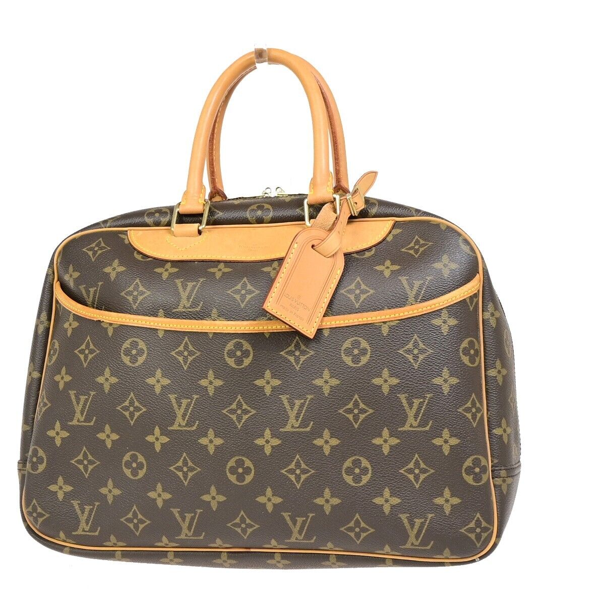 Louis Vuitton Deauville, Brown, Canvas, handbag