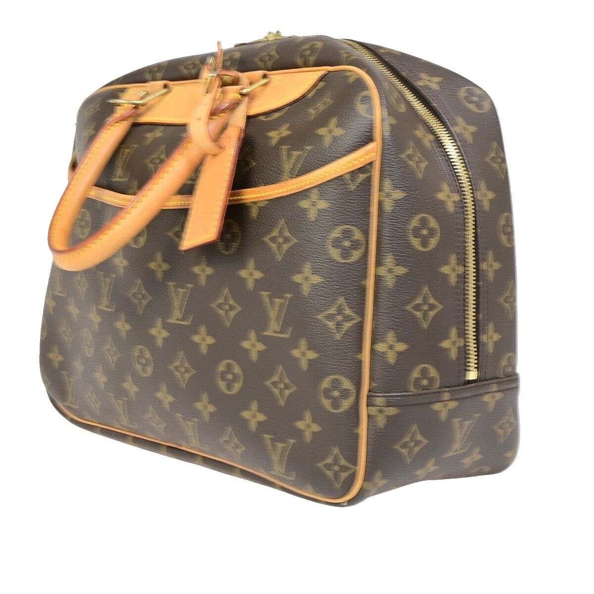 Louis Vuitton Deauville, Brown, Canvas, handbag