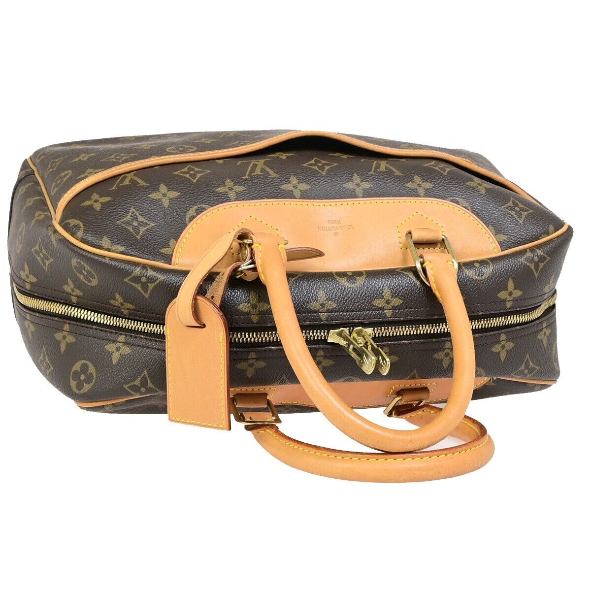 Louis Vuitton Deauville, Brown, Canvas, handbag