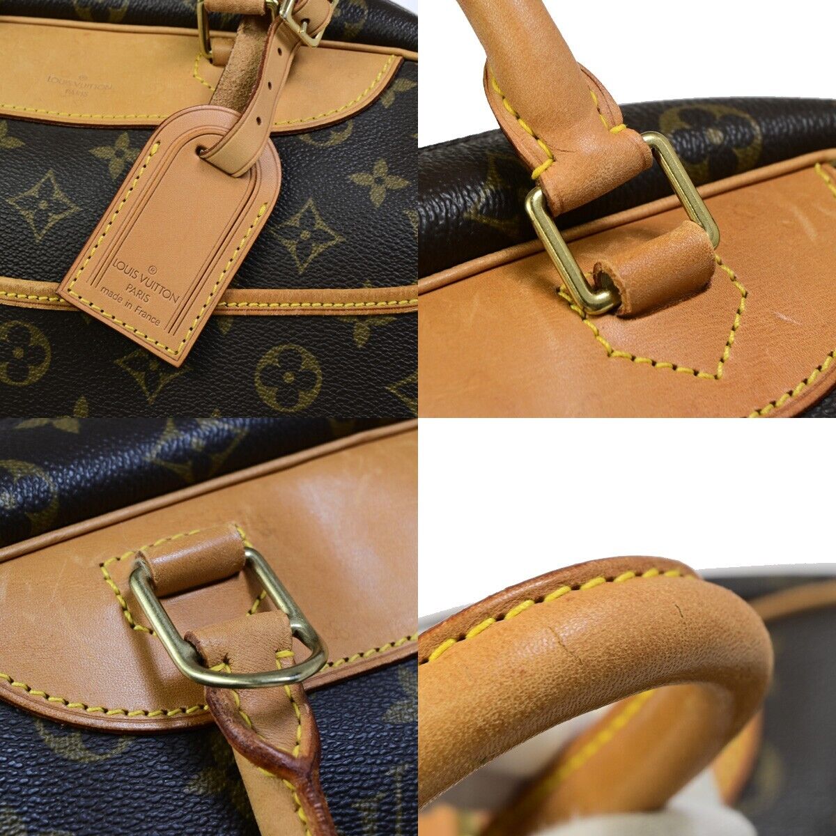 Louis Vuitton Deauville, Brown, Canvas, handbag