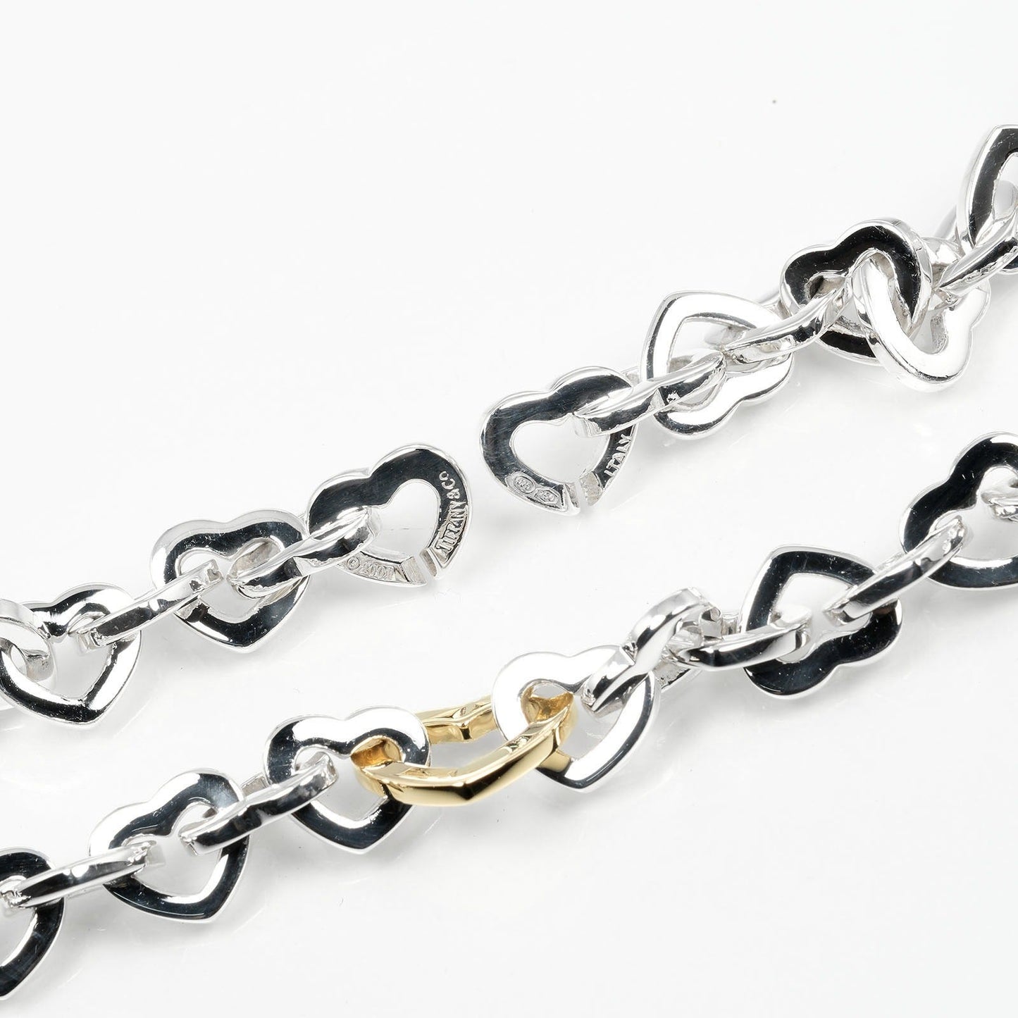 Tiffany & Co Heart link, Silver, Silver, necklace