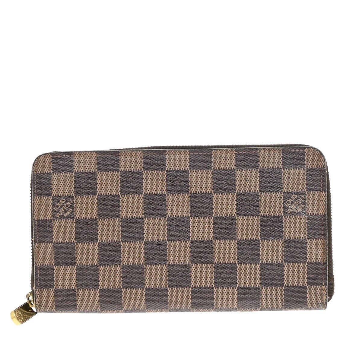 Louis Vuitton Zippy wallet, Brown, Canvas, wallet