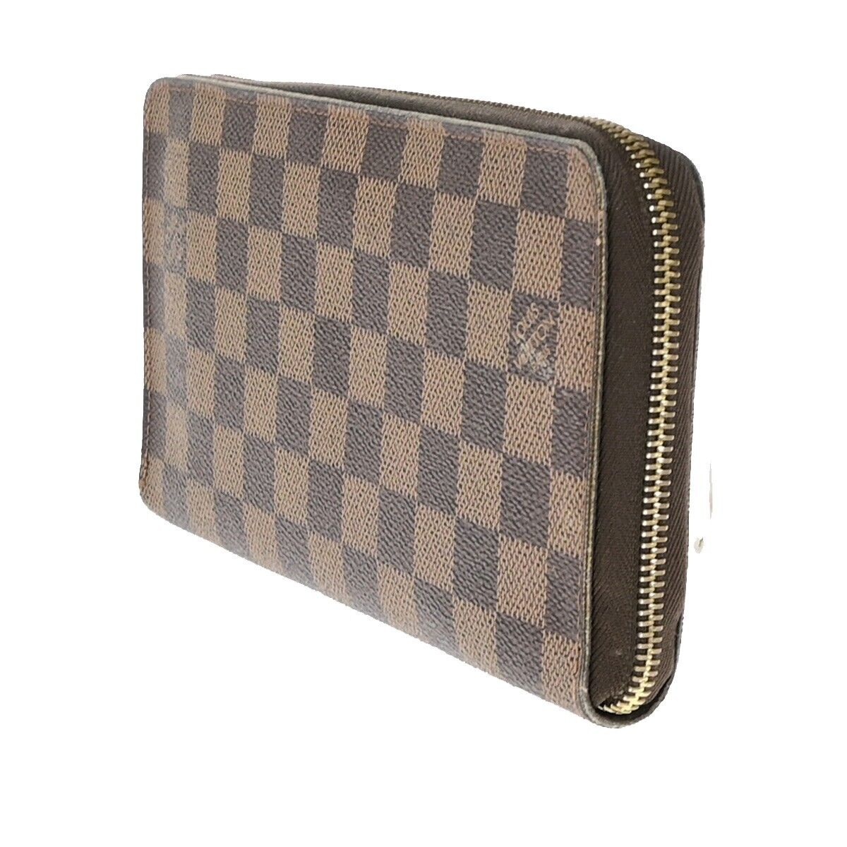 Louis Vuitton Zippy wallet, Brown, Canvas, wallet