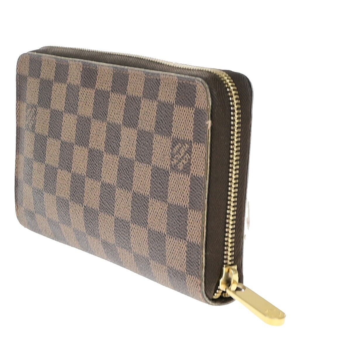 Louis Vuitton Zippy wallet, Brown, Canvas, wallet