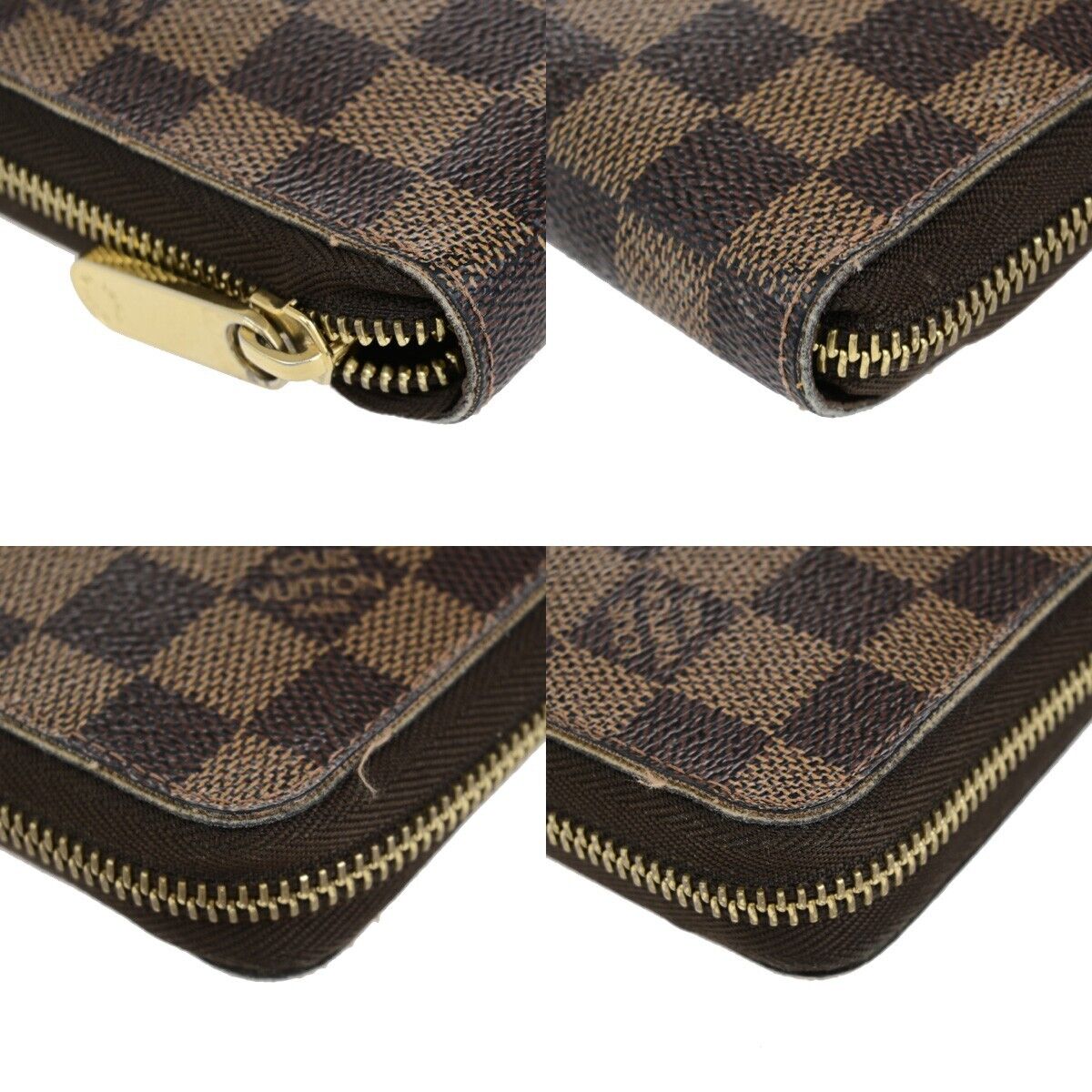 Louis Vuitton Zippy wallet, Brown, Canvas, wallet