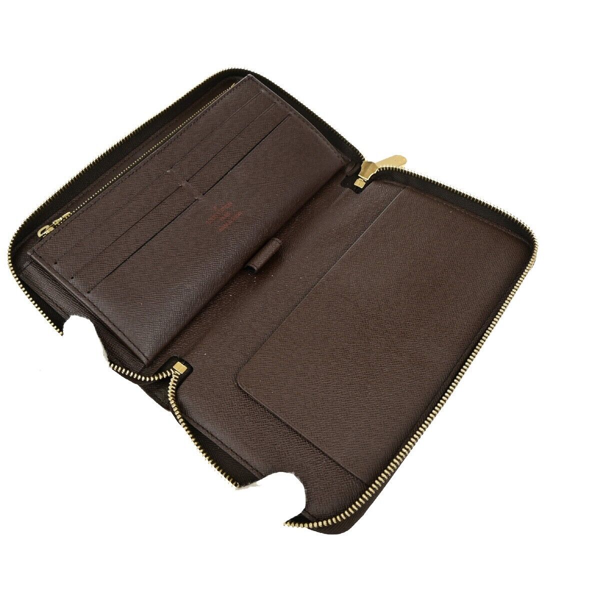 Louis Vuitton Zippy wallet, Brown, Canvas, wallet