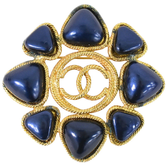 Chanel, Gold, Gold Plated, brooch