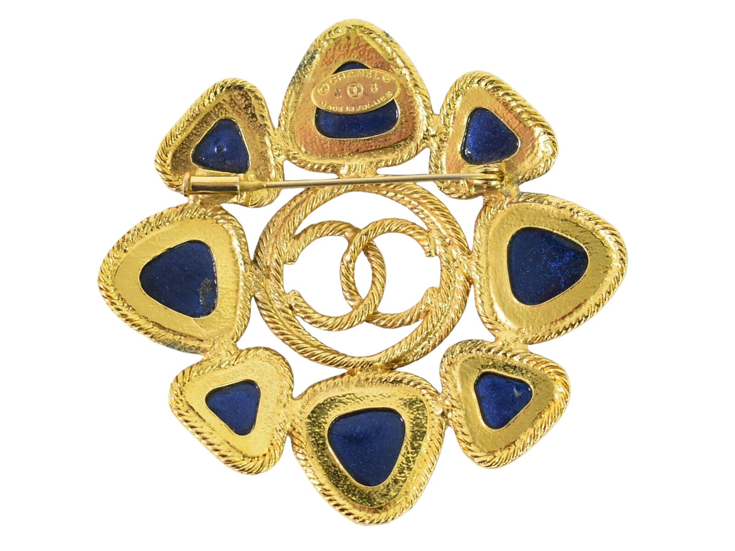 Chanel, Gold, Gold Plated, brooch