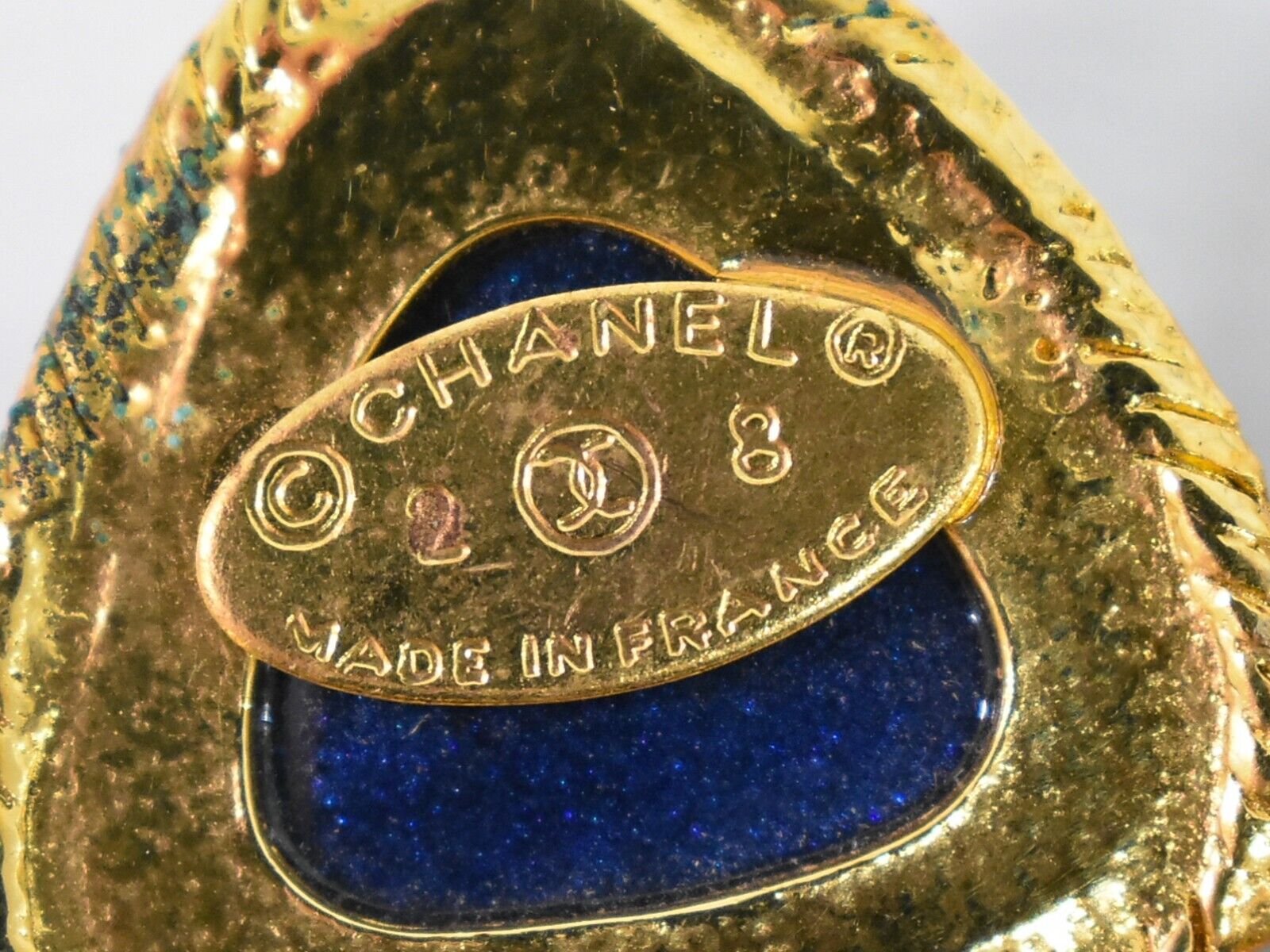 Chanel, Gold, Gold Plated, brooch