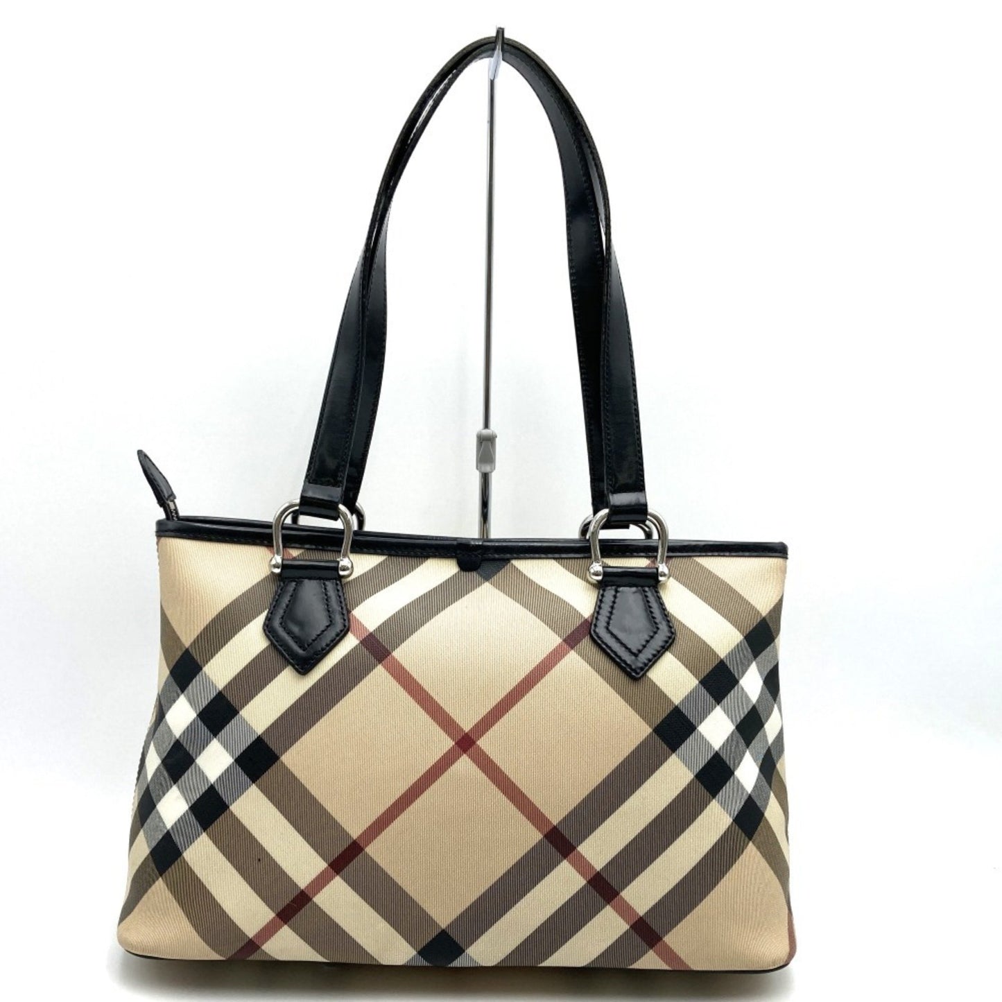 Burberry Nova Check, Beige, Canvas, tote