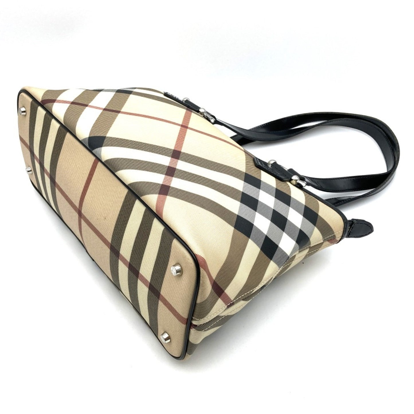 Burberry Nova Check, Beige, Canvas, tote