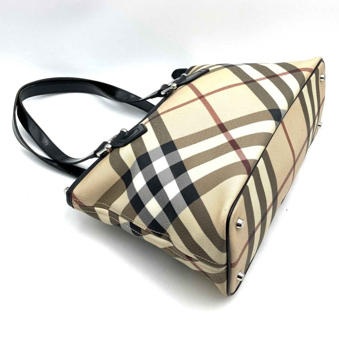 Burberry Nova Check, Beige, Canvas, tote