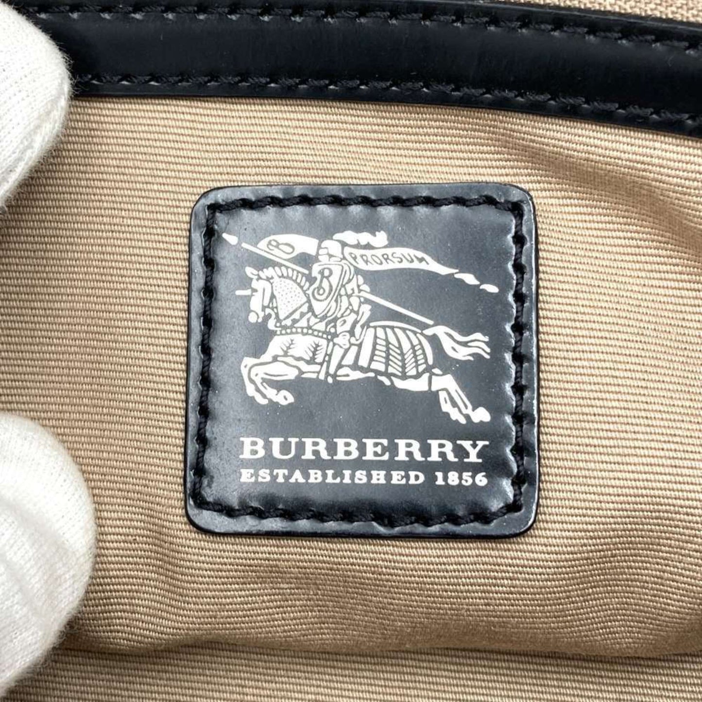 Burberry Nova Check, Beige, Canvas, tote