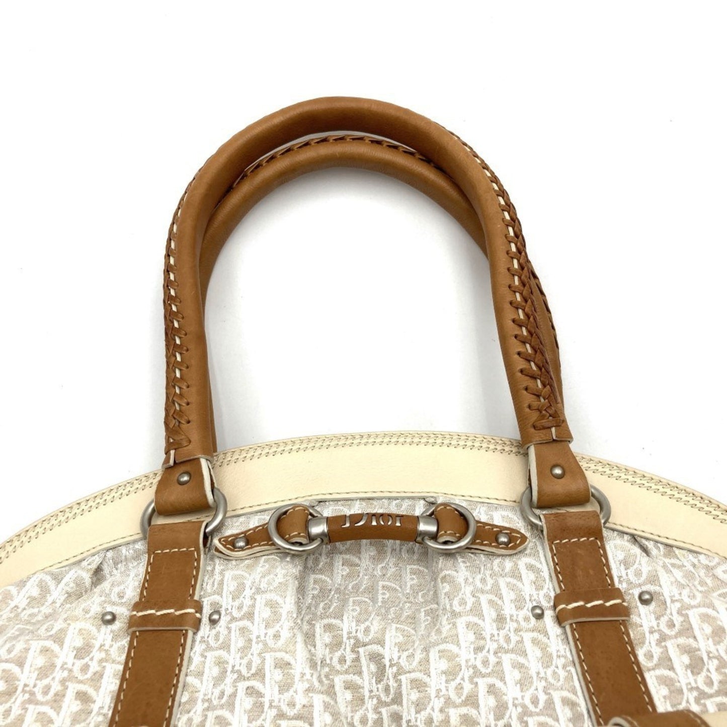 Dior Diorissimo, Brown, Canvas, handbag