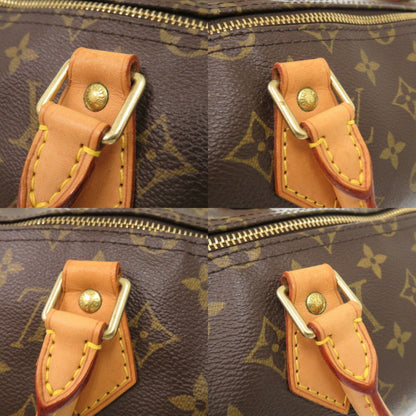 Louis Vuitton Speedy 35, Brown, Canvas, handbag