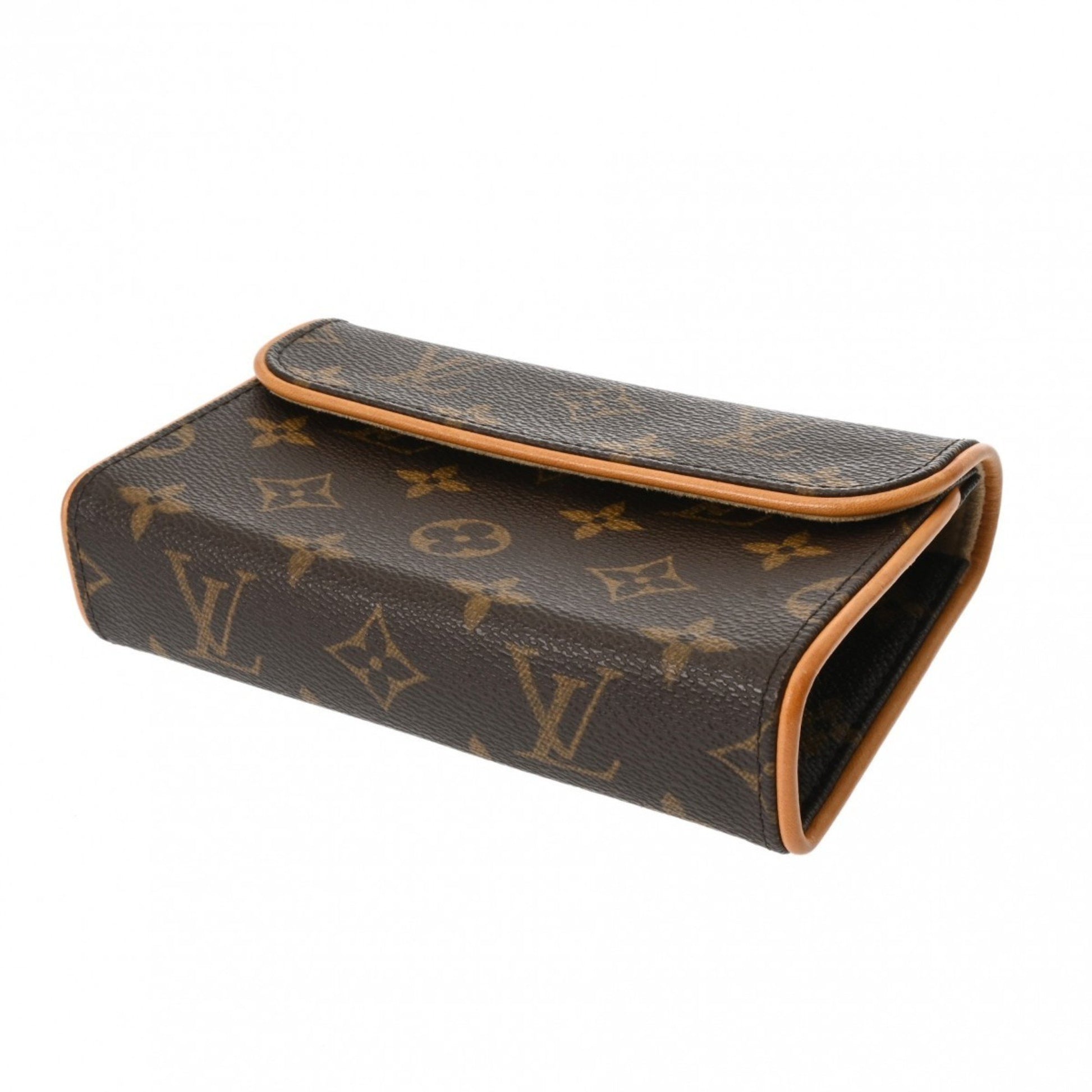 Louis Vuitton Florentine, Brown, Canvas, clutch