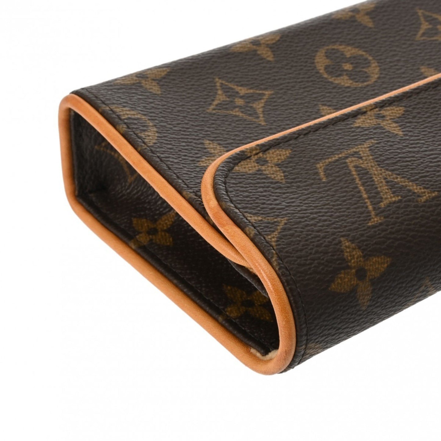 Louis Vuitton Florentine, Brown, Canvas, clutch