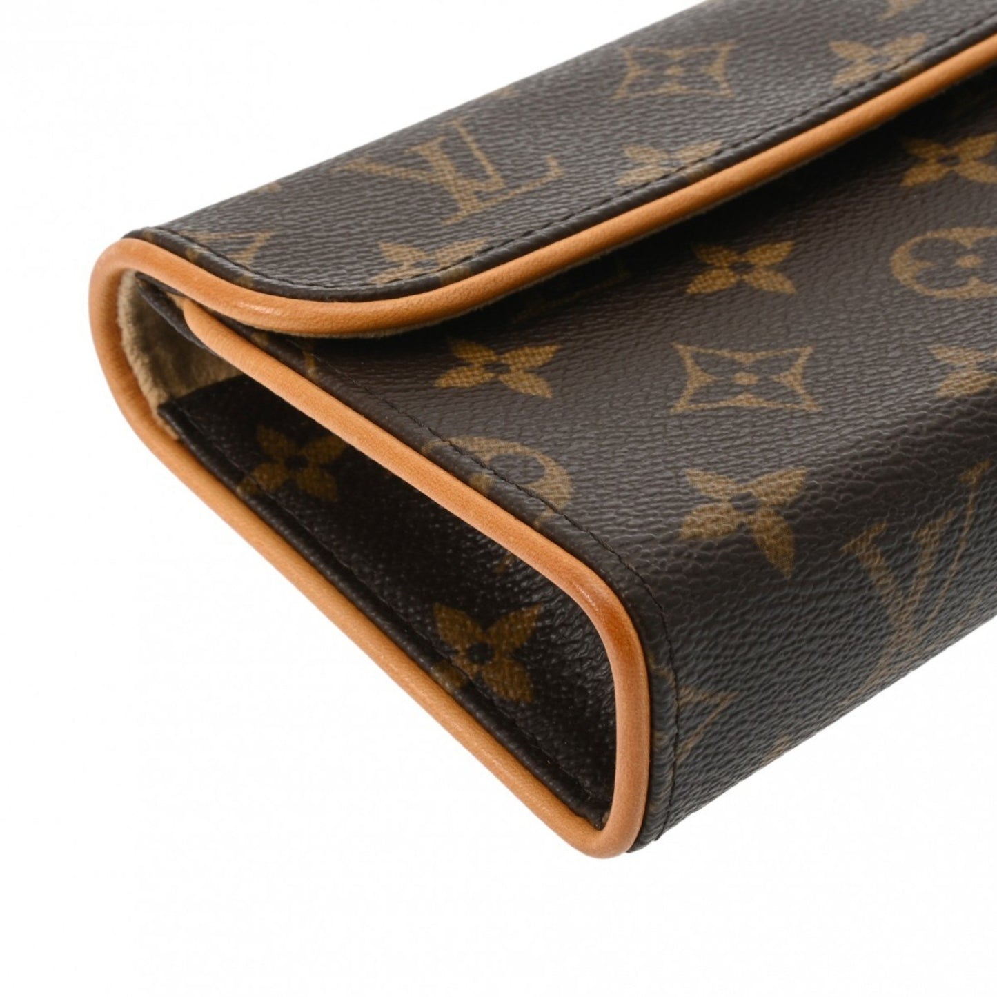 Louis Vuitton Florentine, Brown, Canvas, clutch