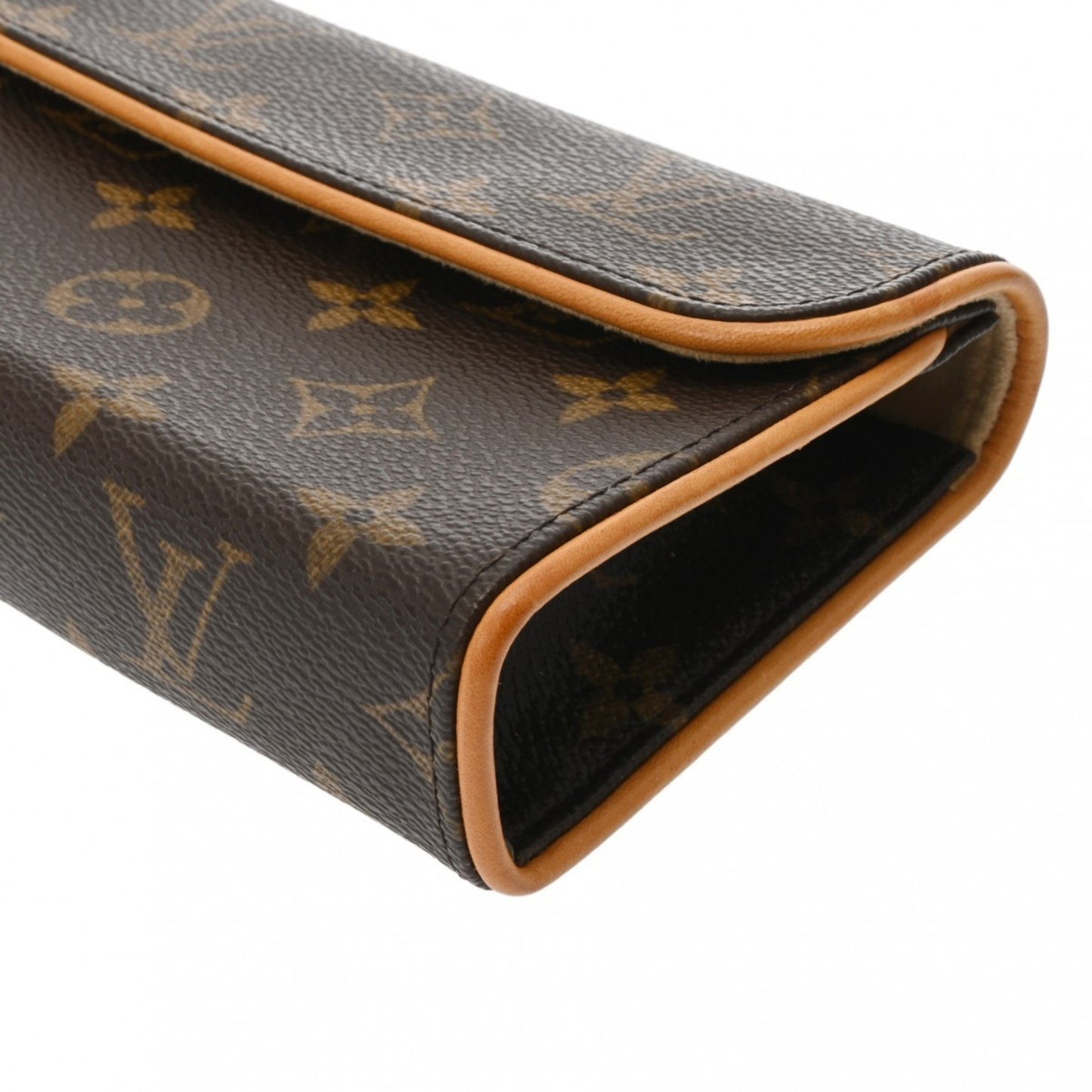 Louis Vuitton Florentine, Brown, Canvas, clutch